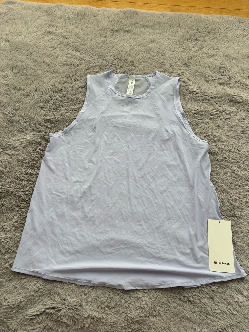 lululemon athletica Light Lavender Sleeveless Tank Top